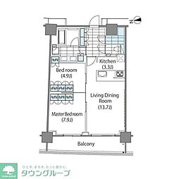 コンフォリア新宿イーストサイドタワー 811