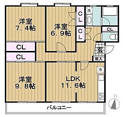 コリノ洗足池 202