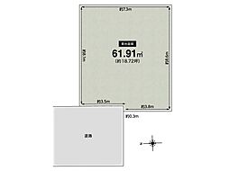 CASA 茨木市沢良宜西4丁目 建築条件無売土地