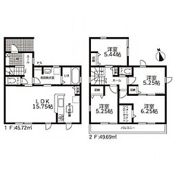 東海市荒尾町木戸畑　全2棟　2号棟