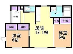 神楽6−12二戸借家
