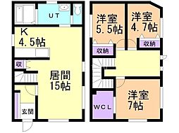 旭川市神楽六条12丁目の一戸建て