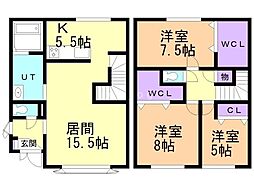 滝川市黄金町西4丁目の一戸建て