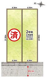 堺市北区東上野芝町2丁　土地