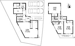 高槻市塚原2丁目　建築条件付売土地　2号地