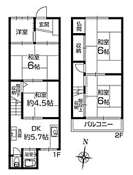 高槻市大塚町2丁目　中古テラスハウス