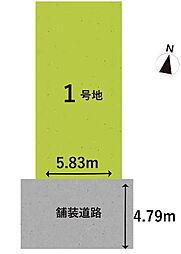 摂津市鳥飼西2丁目　売土地