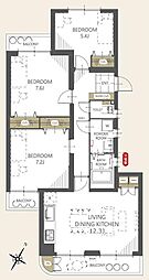 公社山田西第1次団地A3棟