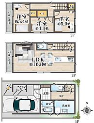 高槻市安満西の町　新築一戸建