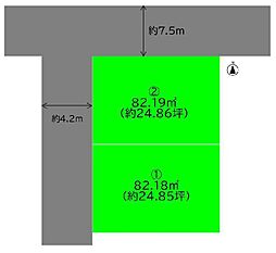 高槻市津之江町1丁目1号地　売土地