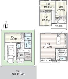 高槻市城南町3丁目　新築一戸建