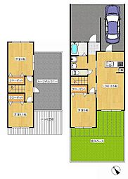 茨木市山手台4丁目　テラスハウス