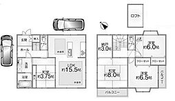 高槻市奈佐原元町　中古一戸建