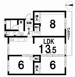 茨木郡山B住宅A13棟