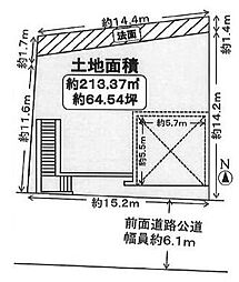 高槻市日吉台六番町　売土地1号地