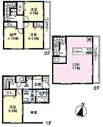 高槻市辻子2丁目1号地 新築一戸建