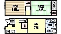 鶴見6丁目借家