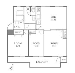 西三田住宅3街区4号棟