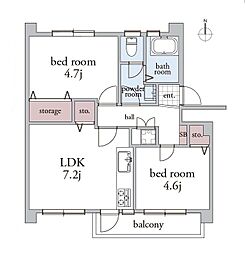 上平間住宅1号棟