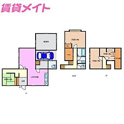薪ストーブと茶室のある家