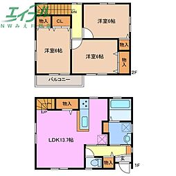 川越町当新田戸建 　B