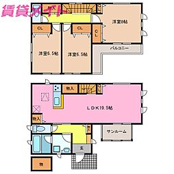 ときわ1丁目貸家