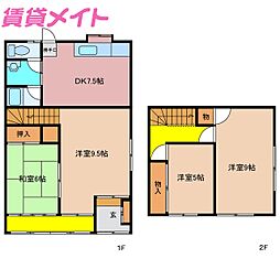 四日市市采女町 戸建 連棟(東 2階建)