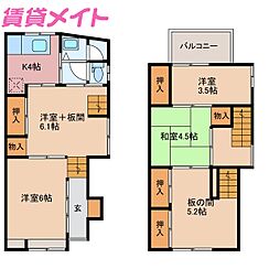 四日市市西末広貸家