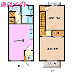 鈴鹿市南堀江1丁目の一戸建て