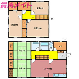 鈴鹿市中冨田町の一戸建て