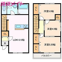鈴鹿市下箕田2丁目の一戸建て