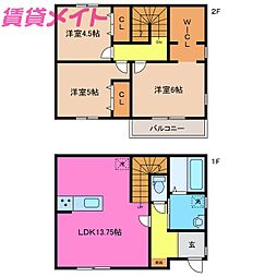 鈴鹿市寺家3丁目の一戸建て