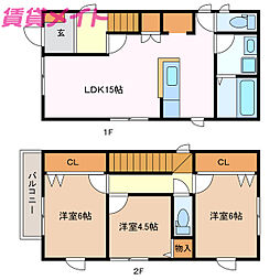 鈴鹿市神戸8丁目の一戸建て