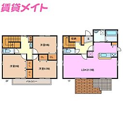 鈴鹿市岡田3丁目の一戸建て