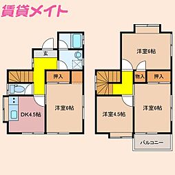 上野町貸家（エアコン5台付）