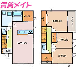 津市白塚町の一戸建て