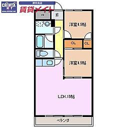 リパルティーレ津新町　A棟