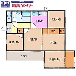 白塚町U様貸家
