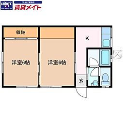 寺家3丁目2K