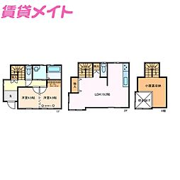 北江島吹き抜けのある戸建