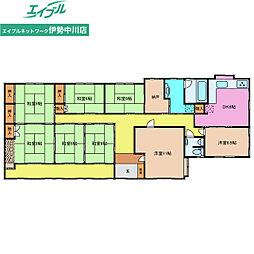香良洲　広いお庭の平屋