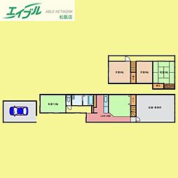 中町ガレージ付き貸家