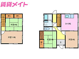 松阪市嬉野津屋城町の一戸建て