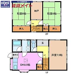 津市高茶屋2丁目の一戸建て