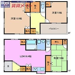 津市上浜町2丁目の一戸建て