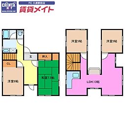 津市城山2丁目の一戸建て