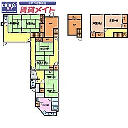 津市白山町二本木の一戸建て
