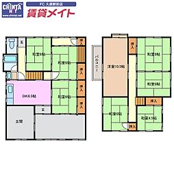 津市白山町南家城の一戸建て