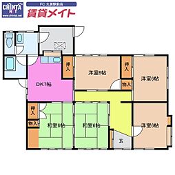 津市片田田中町の一戸建て
