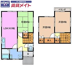 松阪市大黒田町の一戸建て